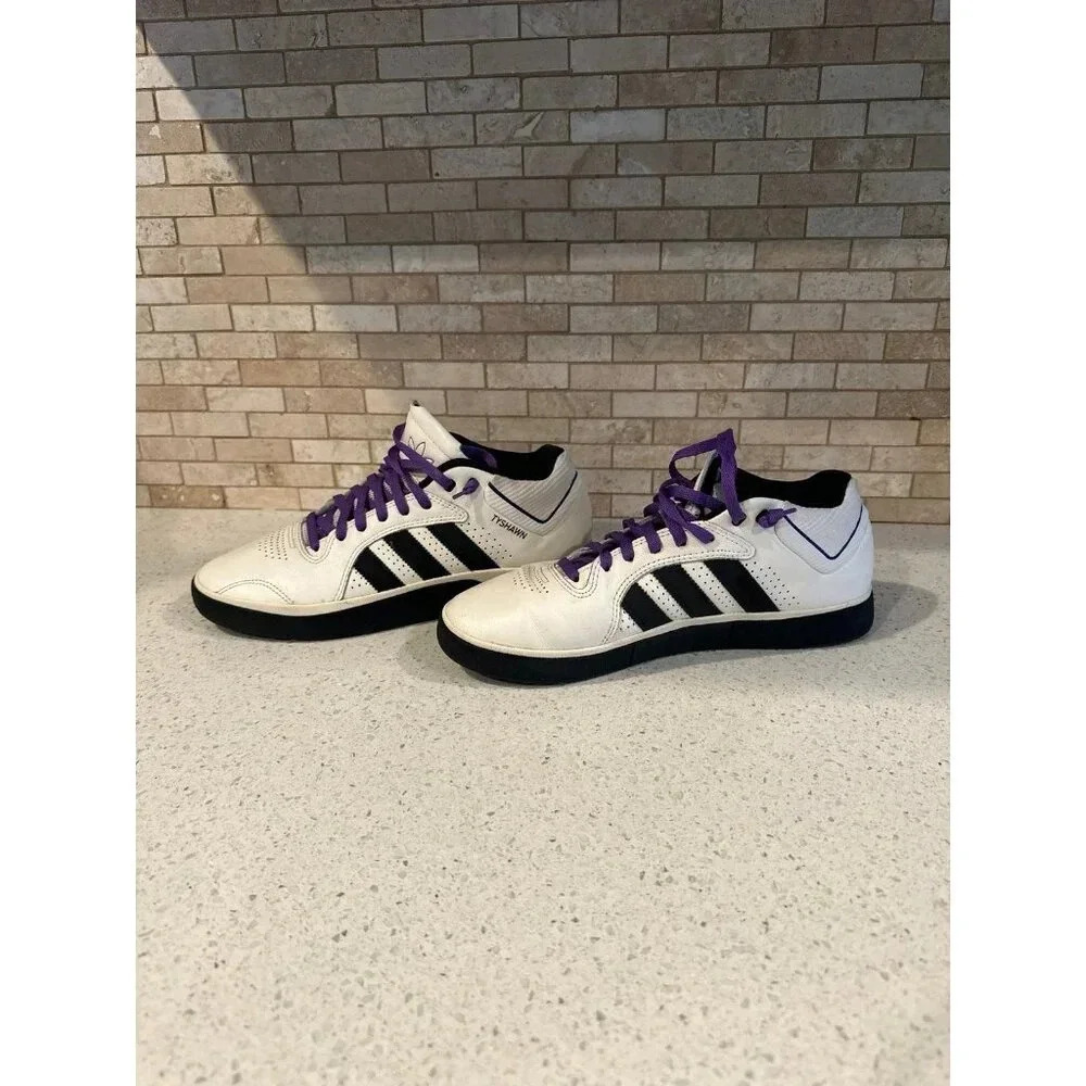 Adidas Tyshawn‎ White/Black/Purple